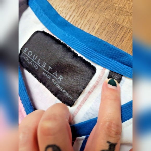 Soul Star vertical stripes t-shirt - Picture 3 of 5